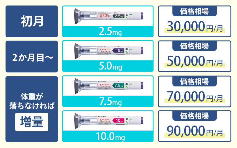 マンジャロの値段相場